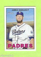 James Shields #230 Baseball Cards 2016 Topps Heritage Prices