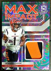 Ja'Marr Chase [Psychedelic] #MI-JCH Football Cards 2022 Panini Spectra Max Impact Prices