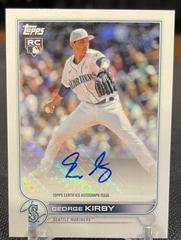 George Kirby Baseball Cards 2022 Topps Mini Autographs Prices