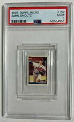 John Smoltz #157 Baseball Cards 1991 Topps Micro Prices
