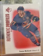 Connor McDavid [Red] Hockey Cards 2021 SP Authentic Profiles Prices