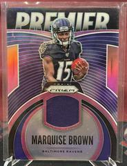 Marquise Brown [Pink] Football Cards 2019 Panini Prizm Premier Jerseys Relics Prices