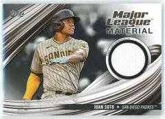 Juan Soto [Black] Baseball Cards 2023 Topps Series 1 Major League Material Relics Prices
