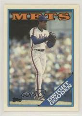 Dwight Gooden #480 Baseball Cards 1988 Topps Tiffany Prices