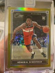 Admiral Schofield [Gold] #148 Basketball Cards 2019 Panini One and One Prices