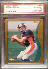 Brian Griese #346 Football Cards 1998 Topps Prices