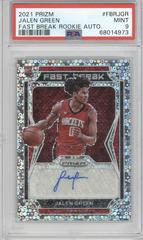 Jalen Green Basketball Cards 2021 Panini Prizm Fast Break Rookie Autographs Prices