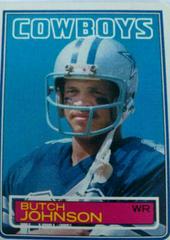 Butch Johnson Football Cards 1983 Topps Prices