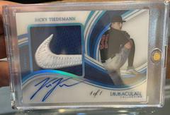 Ricky Tiedemann [Prospect Patch Autograph Brand Logo] Baseball Cards 2023 Panini Immaculate Prices