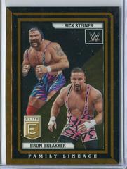 Rick Steiner / Bron Breakker [Orange] Wrestling Cards 2023 Donruss Elite WWE Family Lineage Prices