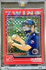 Joe Mauer [Red Xfractor] Baseball Cards 2004 Topps Chrome Prices