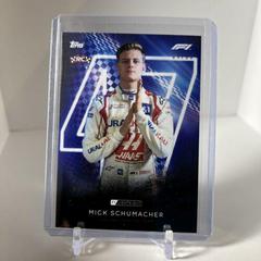 Mick Schumacher [Blue] Racing Cards 2021 Topps Formula 1 Lights Out Prices