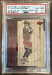 Michael Jordan, Scottie Pippen [Red] #J4 Basketball Cards 1998 Upper Deck Hardcourt Jordan Holding Court Prices