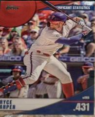 Bryce Harper [Red] Baseball Cards 2022 Topps Significant Statistics Prices