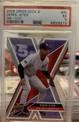 Derek Jeter [Die Cut] #70 Baseball Cards 2008 Upper Deck X Prices