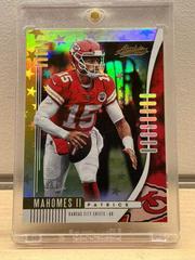 Patrick Mahomes II [Gold Stars] #38 Football Cards 2019 Panini Absolute Prices