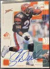 Corey Dillon [Autograph Gold] Football Cards 1999 SP Signature Prices