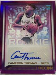 Cameron Thomas Basketball Cards 2021 Panini Recon Rookie Signatures Prices