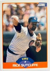 Rick Sutcliffe #407 Baseball Cards 1989 Score Prices