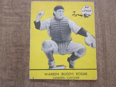 Buddy Rosar [Yellow Background] #4 Baseball Cards 1941 Goudey Prices