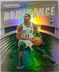 Jayson Tatum [Silver Prizm] Basketball Cards 2019 Panini Prizm Dominance Prices