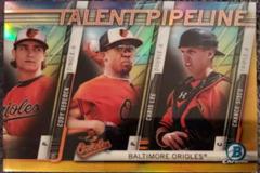 Cody Sedlock, Chris Lee, Chance Sisco [Gold Refractor] Baseball Cards 2017 Bowman Talent Pipeline Prices