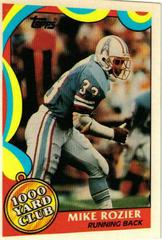 Mike Rozier Football Cards 1989 Topps 1000 Yard Club Prices