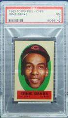 Ernie Banks Baseball Cards 1963 Topps Peel Offs Prices