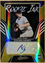 Stephen Ridings [Spectrum Gold] Baseball Cards 2022 Panini Absolute Rookie Ink Autographs Prices