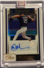Matt Manning #DOA-MM Baseball Cards 2022 Panini Three and Two Day One Autographs Prices