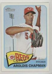 Aroldis Chapman #60 Baseball Cards 2014 Topps Heritage Prices
