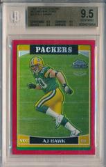 A.J. Hawk [Red Refractor] #222 Football Cards 2006 Topps Chrome Prices