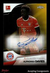 Alphonso Davies [Gold] #BCA-AD Soccer Cards 2022 Topps Chrome Bundesliga Autographs Prices