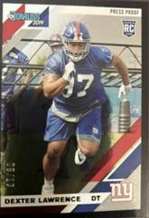 Dexter Lawrence [Black Press Proof] #257 Football Cards 2019 Donruss Prices