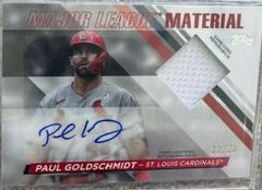 Paul Goldschmidt Baseball Cards 2024 Topps Major League Material Autograph Prices