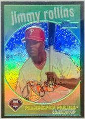 Jimmy Rollins [Black Border Refractor] Baseball Cards 2008 Topps Heritage Chrome Prices