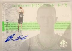 Brian Scalabrine #124 Basketball Cards 2002 SP Game Used Rookie Exclusives Autograph Prices