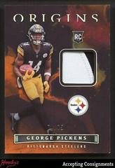 George Pickens [Orange] #ROP-GPI Football Cards 2022 Panini Origins Rookie Patches Prices