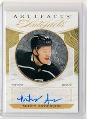 Mikey Anderson Hockey Cards 2022 Upper Deck Artifacts Auto Facts Prices