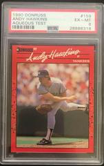 Andy Hawkins Baseball Cards 1990 Donruss Aqueous Test Prices