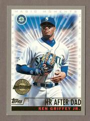 Ken Griffey Jr. [Home Team Advantage M. M HR After Dad] #475 Baseball Cards 2000 Topps Prices