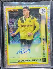 Giovanni Reyna [Mojo] #AC-GR Soccer Cards 2022 Topps Merlin Chrome UEFA Club Competitions Autographs Prices