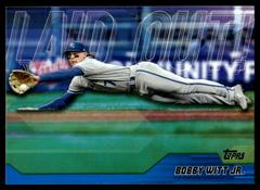 Bobby Witt Jr. [Blue] Baseball Cards 2023 Topps Update Laid Out Prices