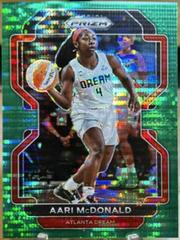 Aari McDonald [Green Pulsar] #19 Basketball Cards 2022 Panini Prizm WNBA Prices