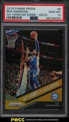 Ben Simmons [Gold] Basketball Cards 2018 Panini Prizm Go Hard or Go Home Prices