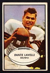 Dante Lavelli #15 Football Cards 1953 Bowman Prices