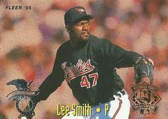Lee Smith, Randy Myers Baseball Cards 1995 Fleer All Stars Prices