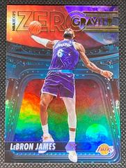 LeBron James [Hyper Gold] #10 Basketball Cards 2022 Panini Hoops Zero Gravity Prices
