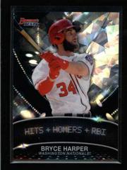 Bryce Harper [Atomic Refractor] #SL-BH Baseball Cards 2016 Bowman's Best Stat Lines Prices