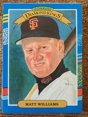 Matt Williams [Diamond Kings] Baseball Cards 1991 Donruss Prices